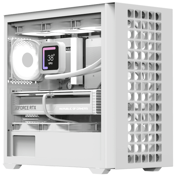 Корпус Aerocool D302A-G-WT-v1 (ACCS-DS04043.21)