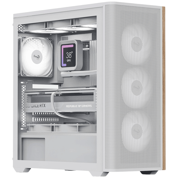 Корпус Aerocool D501A-G-WT-v2 (ACCM-DS01043.21)