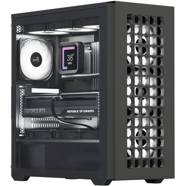 Корпус Aerocool D502A-G-BK-v1 (ACCM-DS02043.11)