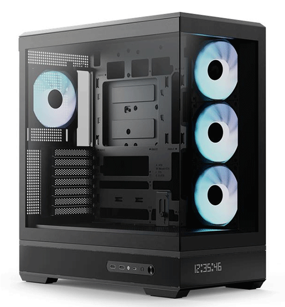 Корпус Aerocool P500B Digi-BK-v1 Black (ACCM-PN09143.11)