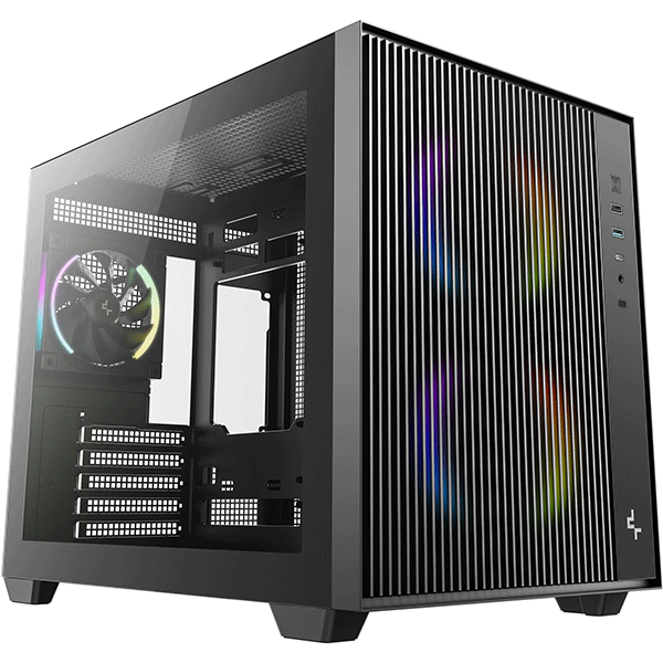 Корпус Deepcool CG330 Mesh 3F Black (R-CG330MESH-BKANM3-G)