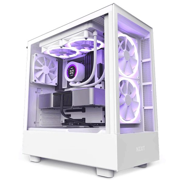 Корпус NZXT H5 Elite Matte White (CC-H51EW-01)