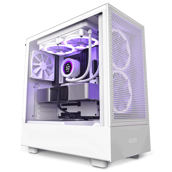 Корпус NZXT H5 Flow White (CC-H51FW-01)