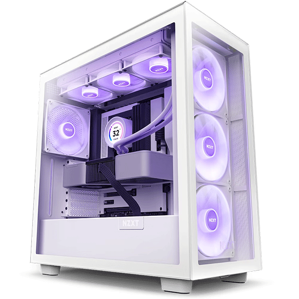 Корпус NZXT H7 Elite RGB White (CM-H71EW-02)