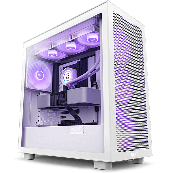 Корпус NZXT H7 Flow RGB White (CM-H71FW-R1)