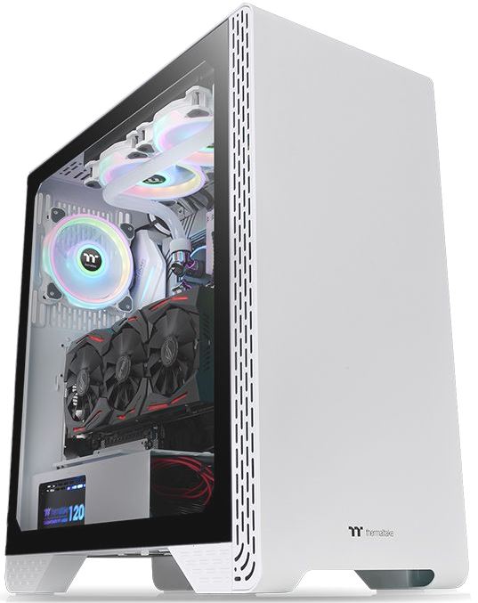 Корпус Thermaltake S300 Tempered Glass Snow (CA-1P5-00M6WN-00)