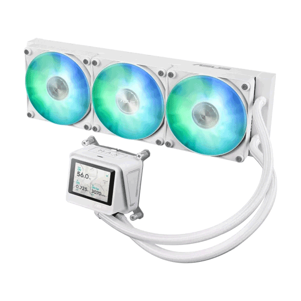 Система водяного охолодження ASUS Max Gaming LC 360 ARGB LCD White (90RC01G2-B0EAY0)