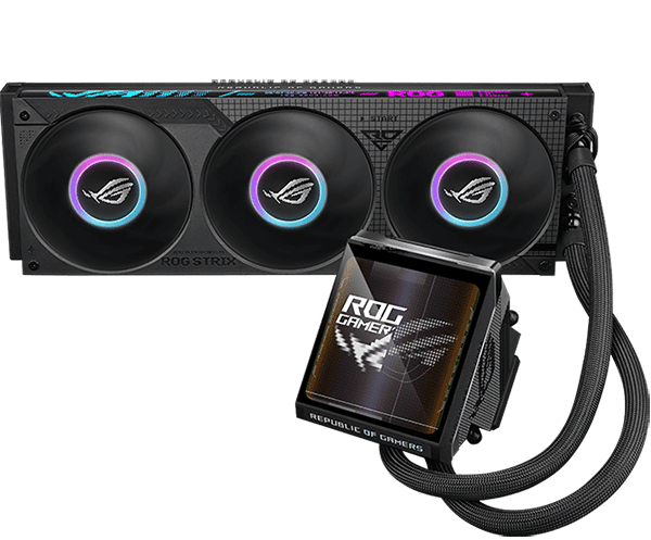 Система водяного охолодження ASUS ROG Strix LC IV 360 ARGB LCD (90RC01M1-B0EAY0)