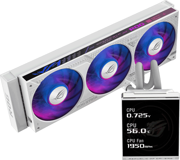 Система водяного охолодження ASUS ROG Strix SLC IV 360 ARGB LCD White (90RC01S2-B0EAY0)