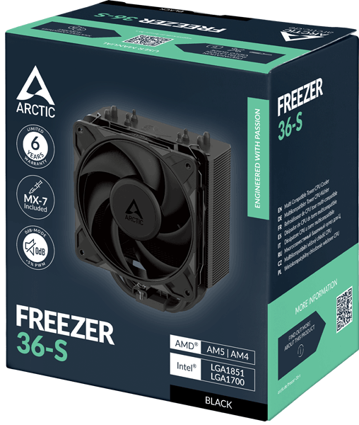 Кулер процесорний Arctic Freezer 36 S Black (ACFRE00196A)