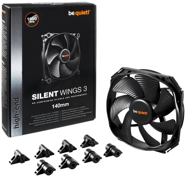 Вентилятор be quiet! Silent Wings 3 140mm PWM (BL067)