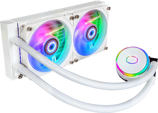 Система водяного охолодження Cooler Master MasterLiquid PL240 Flux White Edition (MLY-D24M-A23PZ-RW)