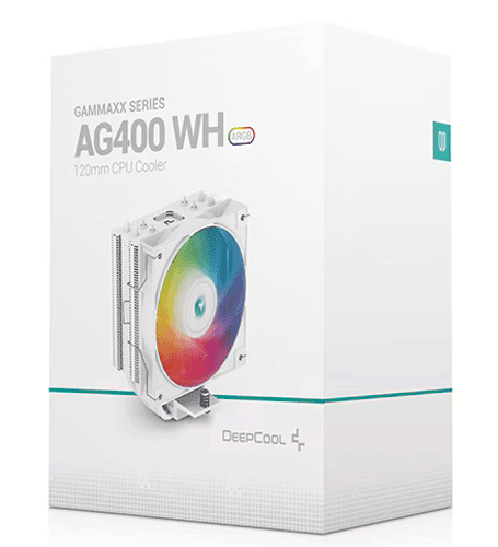 Кулер процесорний Deepcool AG400 WH ARGB V2 (R-AG400-WHAMMN-GJD)