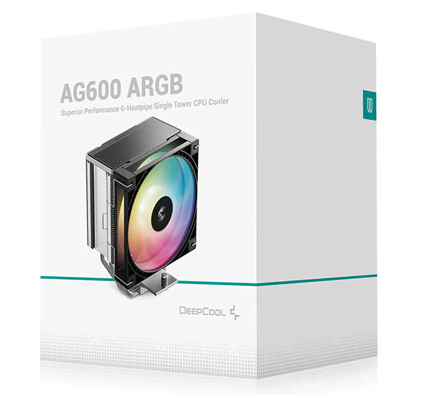 Кулер процесорний Deepcool AG600 ARGB Black (R-AG600-BKAMMG2-G)