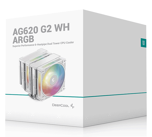 Кулер процесорний Deepcool AG620 G2 WH ARGB (R-AG620-WHAMMG2-G)