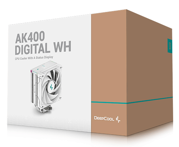 Кулер процесорний Deepcool AK400 DIGITAL WH (R-AK400-WHADMN-G)