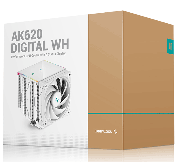 Кулер процесорний Deepcool AK620 DIGITAL WH (R-AK620-WHADMN-G)