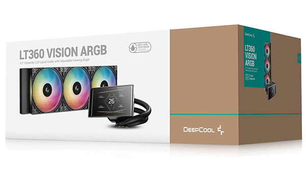 Система водяного охолодження Deepcool LT360 Vision ARGB Black (R-LT360VISION-BKAMMC-G-1)