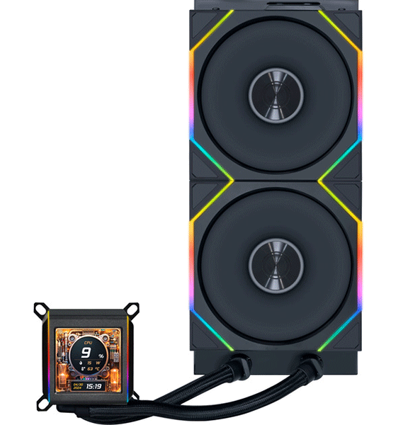 Система водяного охолодження Lian Li Galahad GA II LCD TL 280, Black (G89.GA2ALCD28TLB.00)