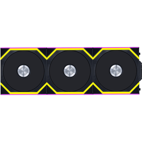 Вентилятор Lian Li Uni Fan SL Wireless 120-3 Black (G99.12SL1W3B.00)