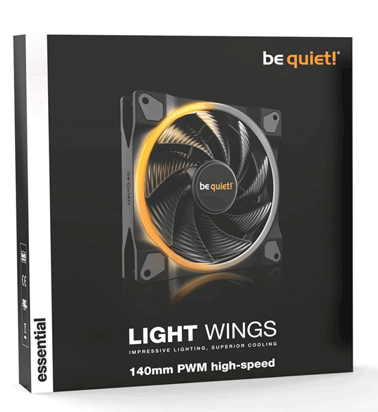Вентилятор be quiet! Light Wings 140mm PWM High-Speed Black (BL075)
