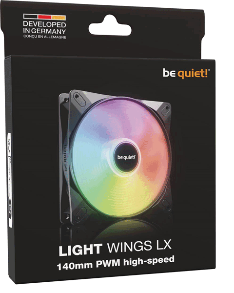 Вентилятор be quiet! Light Wings LX 140mm PWM High-Speed Black (BL129)