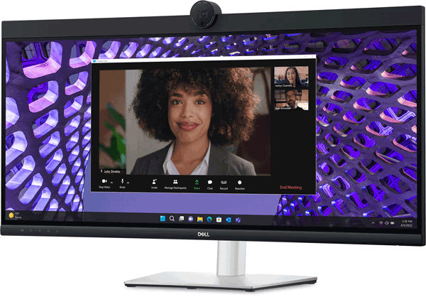 Монітор DELL 34 Curved Video Conferencing Monitor P3424WEB (210-BFOB)