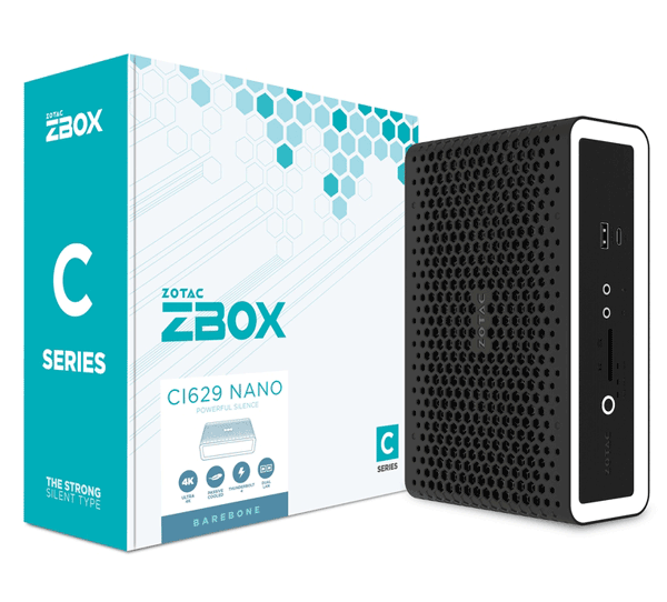 Міні-ПК ZOTAC ZBOX CI629 nano (ZBOX-CI629NANO-BE)