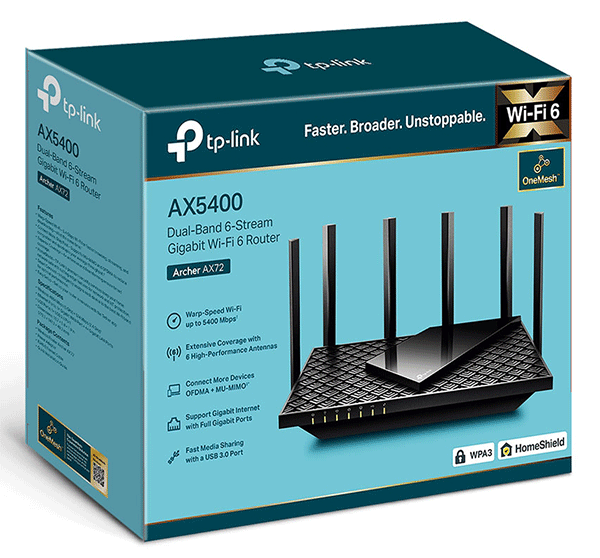 Маршрутизатор TP-LINK Archer AX72
