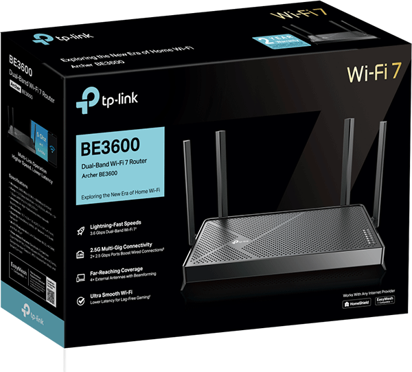 Маршрутизатор TP-LINK Archer BE3600