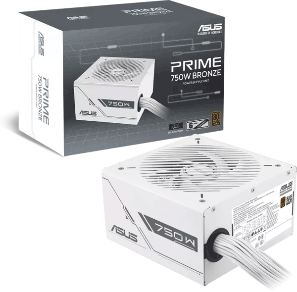 Блок живлення ASUS Prime 750W Bronze White Edition (90YE00Y3-B0NA00)
