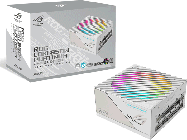 Блок живлення ASUS ROG LOKI SFX-L 850W Platinum White Edition (90YE00N2-B0NA00)