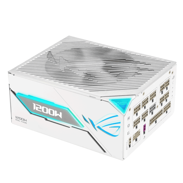 Блок живлення ASUS ROG Thor 1200W Platinum III White Edition, ROG-THOR-1200P3-WHITE-GAMING (90YE00V5-B0NA00)