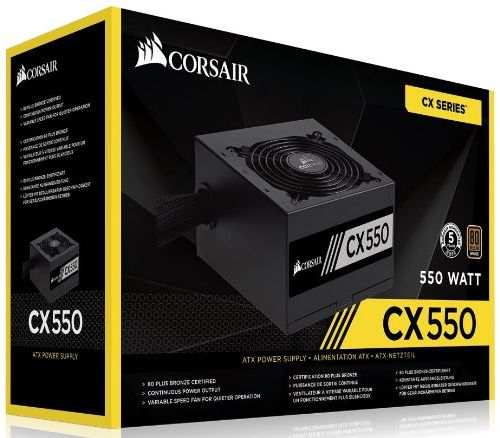 Блок живлення Corsair CX550 (CP-9020121-EU)