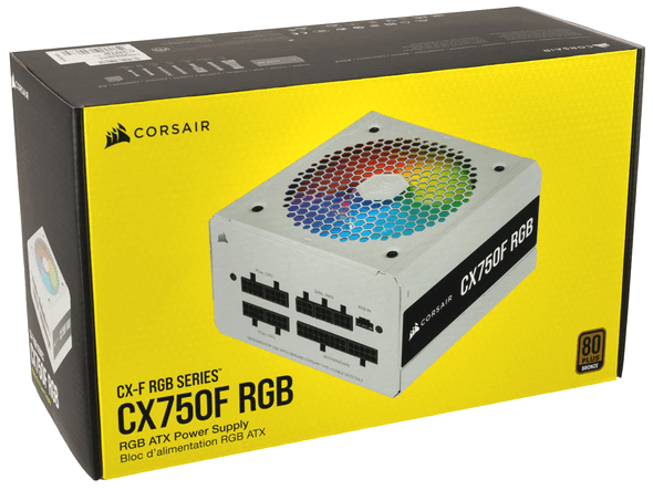 Блок живлення Corsair CX750F RGB White (CP-9020227-EU)