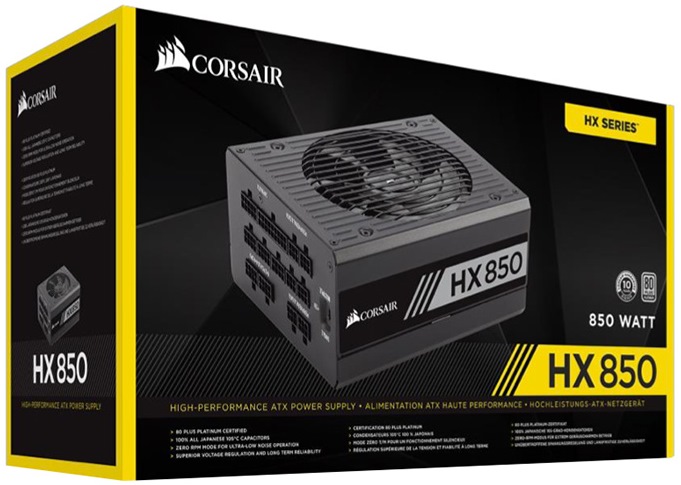 Блок живлення Corsair HX850 (CP-9020138-EU)