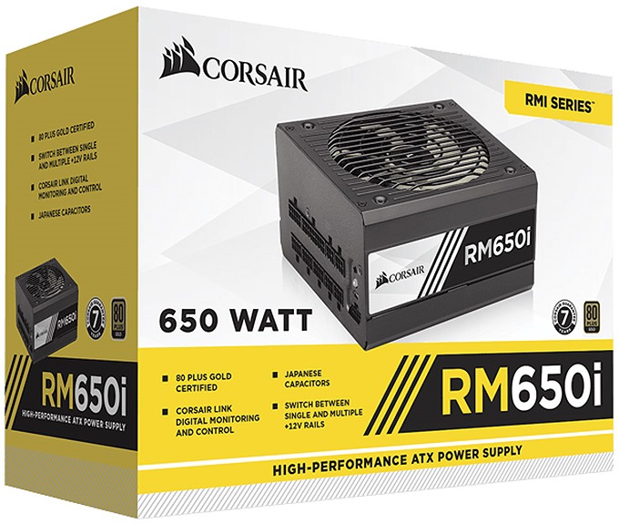 Блок живлення Corsair RM650i (CP-9020081-EU)