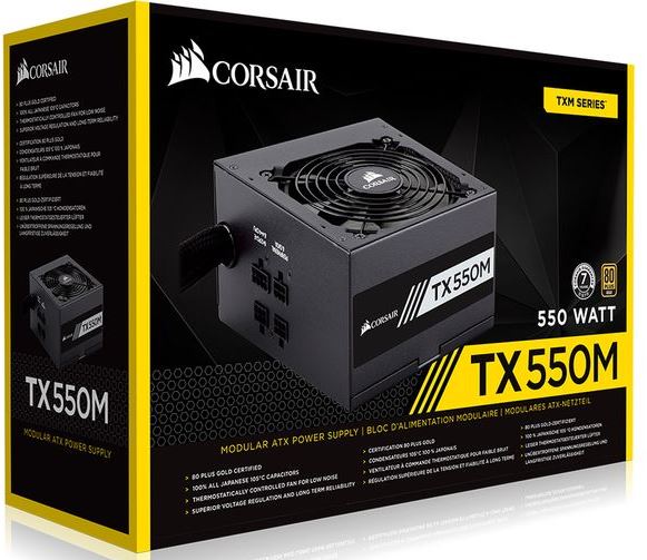 Блок живлення Corsair TX550M (CP-9020133-EU)