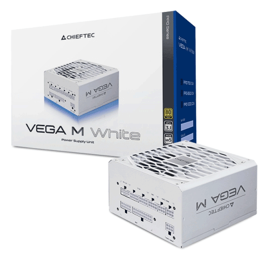 Блок живлення Chieftec Vega M White 850W (PPG-850-CW)