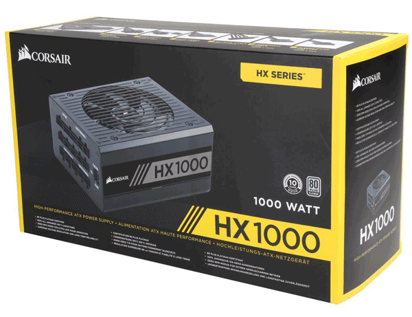 Блок живлення Corsair HX1000 (CP-9020139-EU)