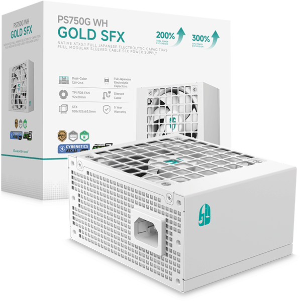 Блок живлення DeepCool GamerStorm PS750G White 750W (R-PS750G-FE0W-JGEU)