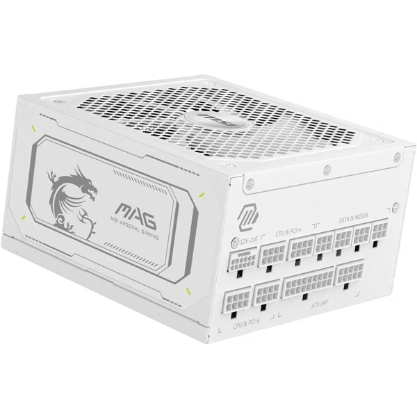 Блок живлення MSI MAG A1000GL PCIE5 White 1000W