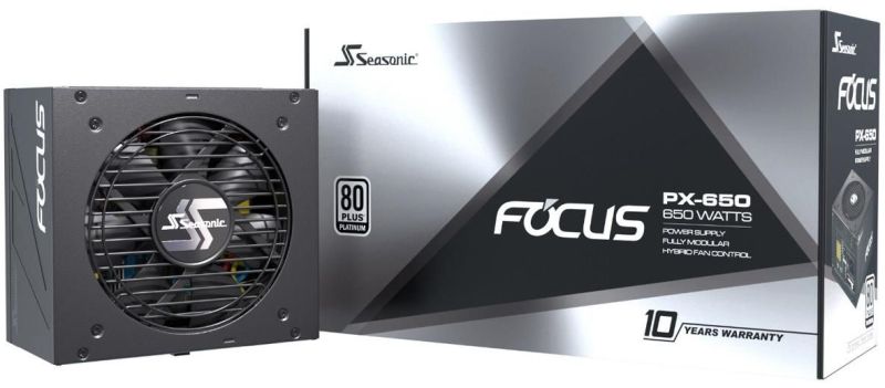 Блок живлення Seasonic FOCUS Plus 650 Platinum (SSR-650PX)