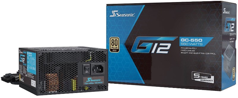 Блок живлення Seasonic G12 550W (GC-550)