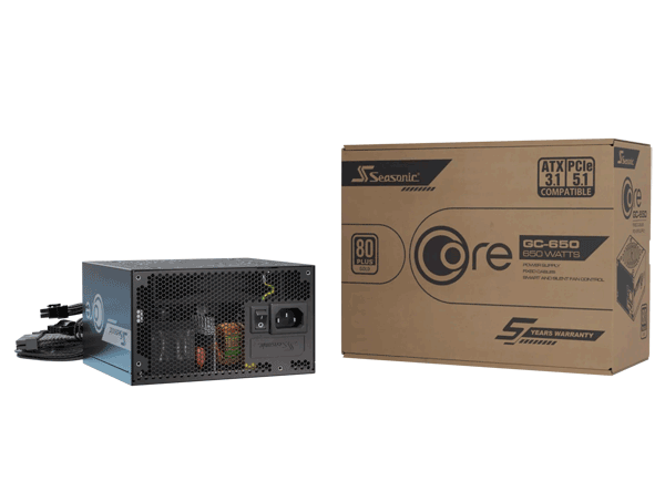 Блок живлення Seasonic CORE CG ATX 3.1 650 W (CORE GC-650)