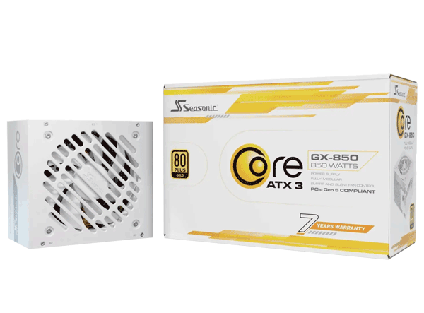 Блок живлення Seasonic CORE GX White ATX 3 (2024) Gold 850 W (CORE GX-850)