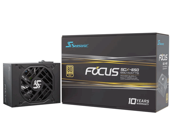 Блок живлення Seasonic FOCUS SGX (2021) Gold 650 W (SGX-650)