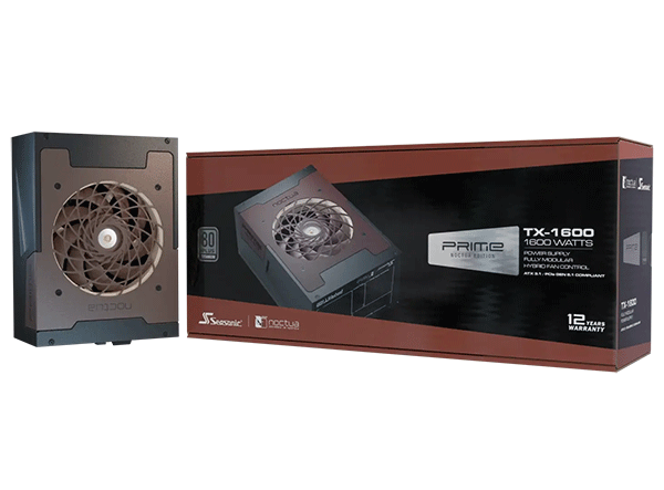 Блок живлення Seasonic PRIME TX 1600 W Titanium Noctua Edition (PRIME TX-1600-ATX31 NOCTUA EDITION)