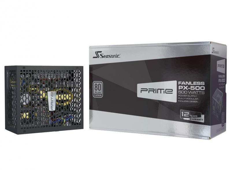 Блок живлення Seasonic PRIME 500W Platinum Fanless (SSR-500PL)