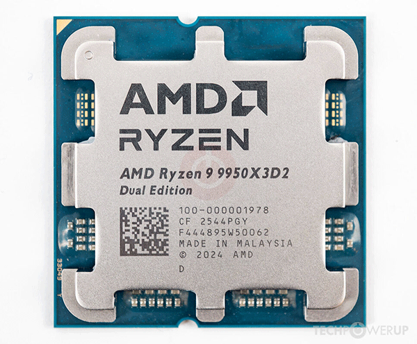 Процесор AMD Ryzen 9 9950X3D2 Dual Edition Tray (100-000001978)
